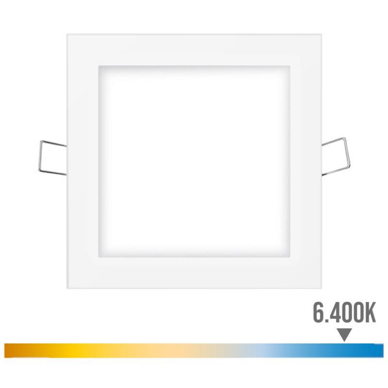 Imagen para MINI DOWNLIGHT EMPOTRABLE LED CUADRADO 6W 6400K 11.7CM BLANCO EDM de SlauES
